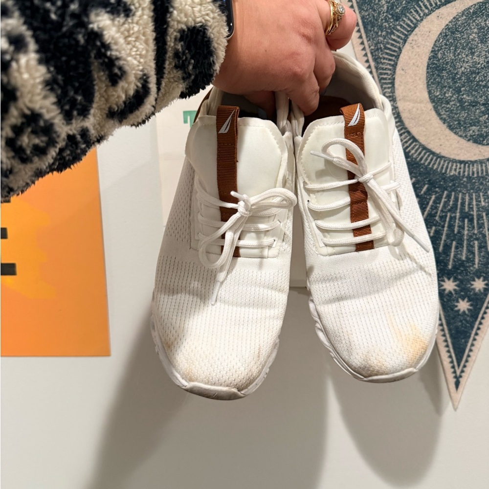 Nautica White Athletic Shoes